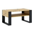Masuta de cafea CARA 1, stejar artisan/neagra