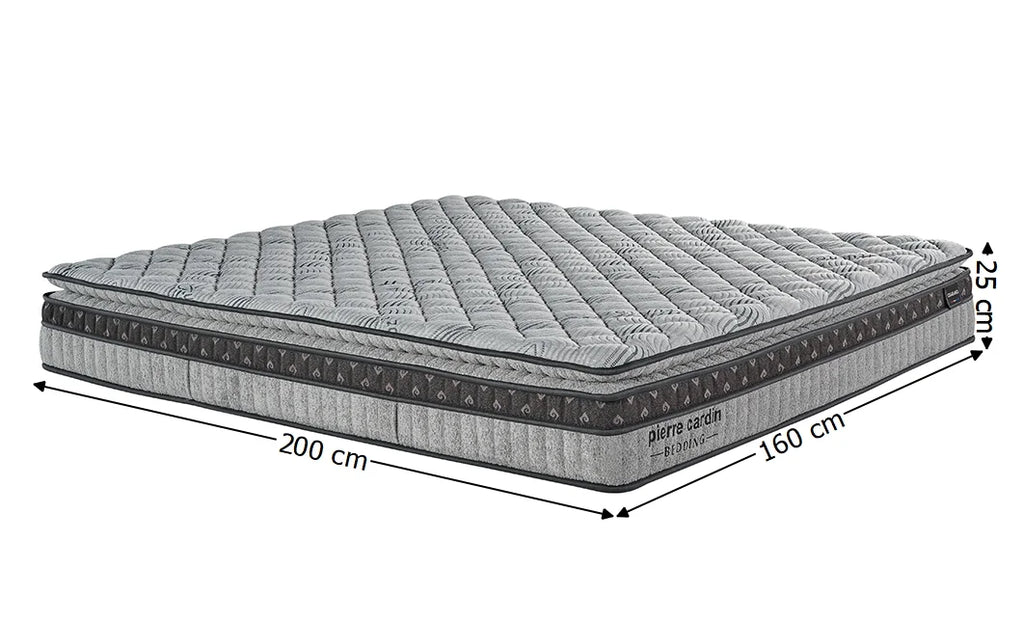 Saltea Pierre Cardin cu arcuri pocket, ferma, 160x200x28 cm, Casablanca