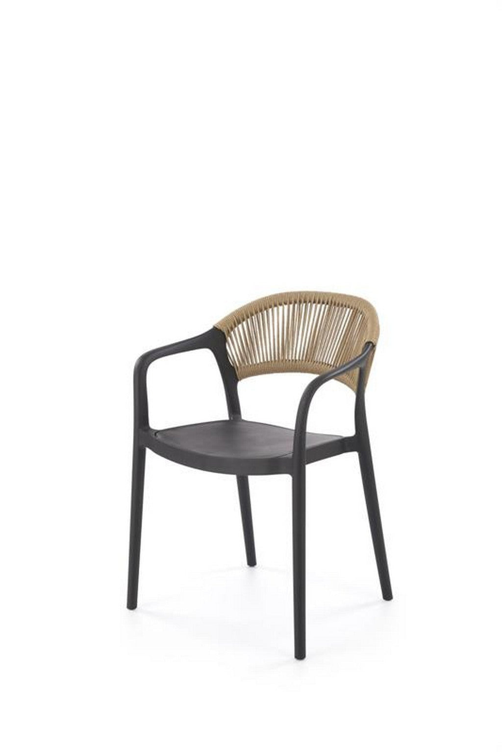 Scaun gradina K582, negru