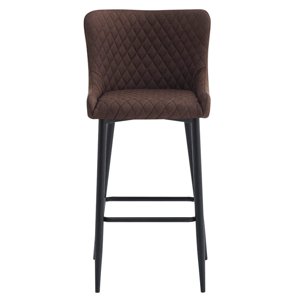 Scaun de bar, maro/neagra, CEZARIA