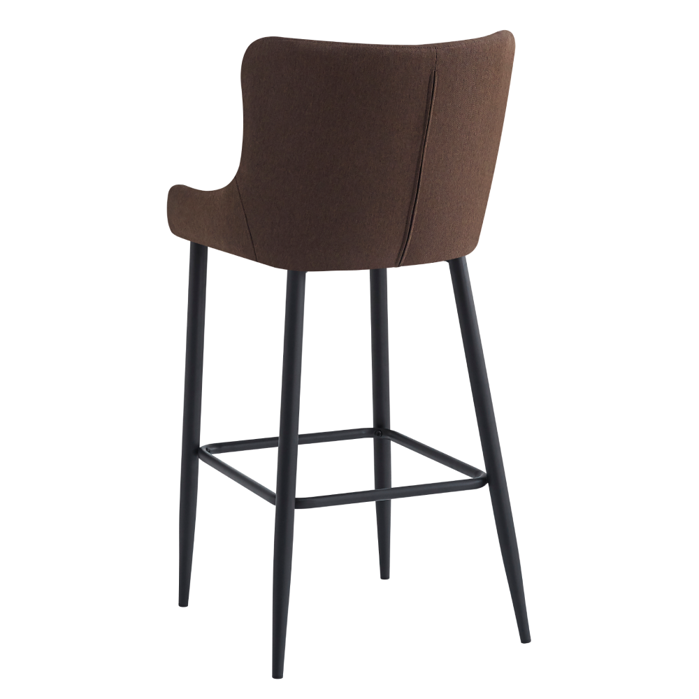 Scaun de bar, maro/neagra, CEZARIA