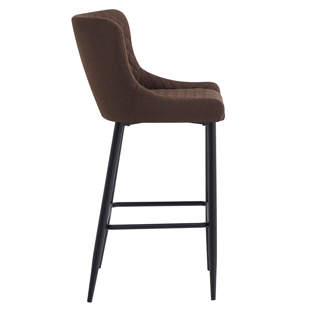 Scaun de bar, maro/neagra, CEZARIA