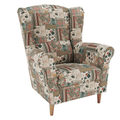 Fotoliu CHARLOT, material textil in stilul patchwork viorica 1