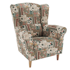 Fotoliu CHARLOT, material textil in stilul patchwork viorica 1