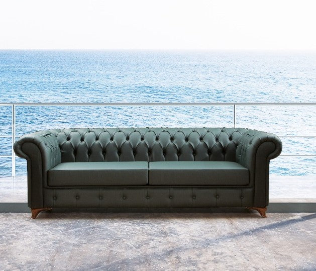 Canapea fixa 3 locuri Oxford Chesterfield – Maxinova (imaginea 2)