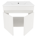 Mobilier baie CHOICE, alb / stejar artisan