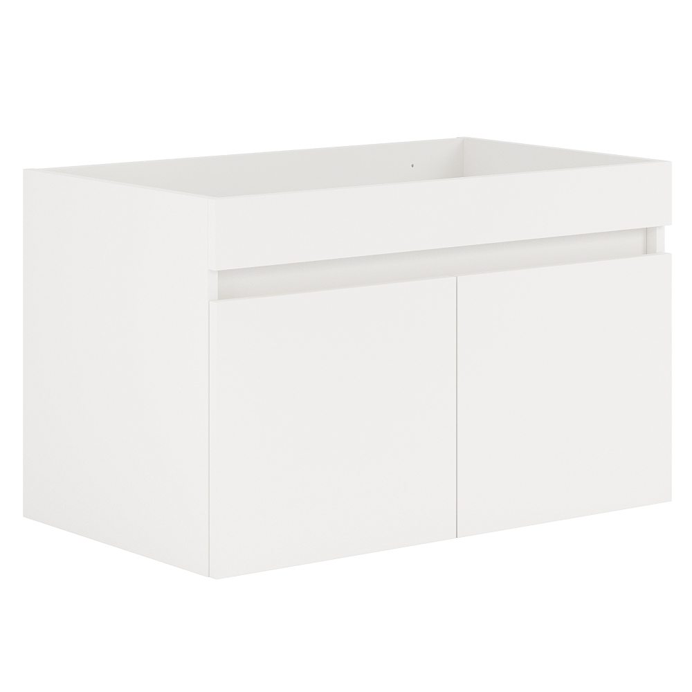 Mobilier baie CHOICE, alb / stejar artisan