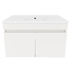 Mobilier baie CHOICE, alb / stejar artisan
