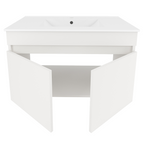 Mobilier baie CHOICE, alb / stejar artisan