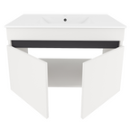 Mobilier baie CHOICE, alb / stejar artisan