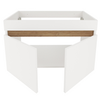 Mobilier baie CHOICE, alb / stejar artisan