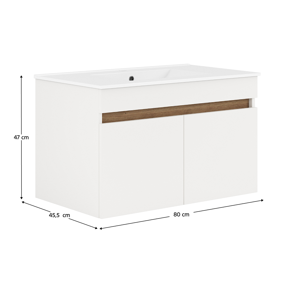 Mobilier de baie reglabil CHOICE 80, vedere 3