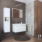 Mobilier baie CHOICE, stejar alb / artisan
