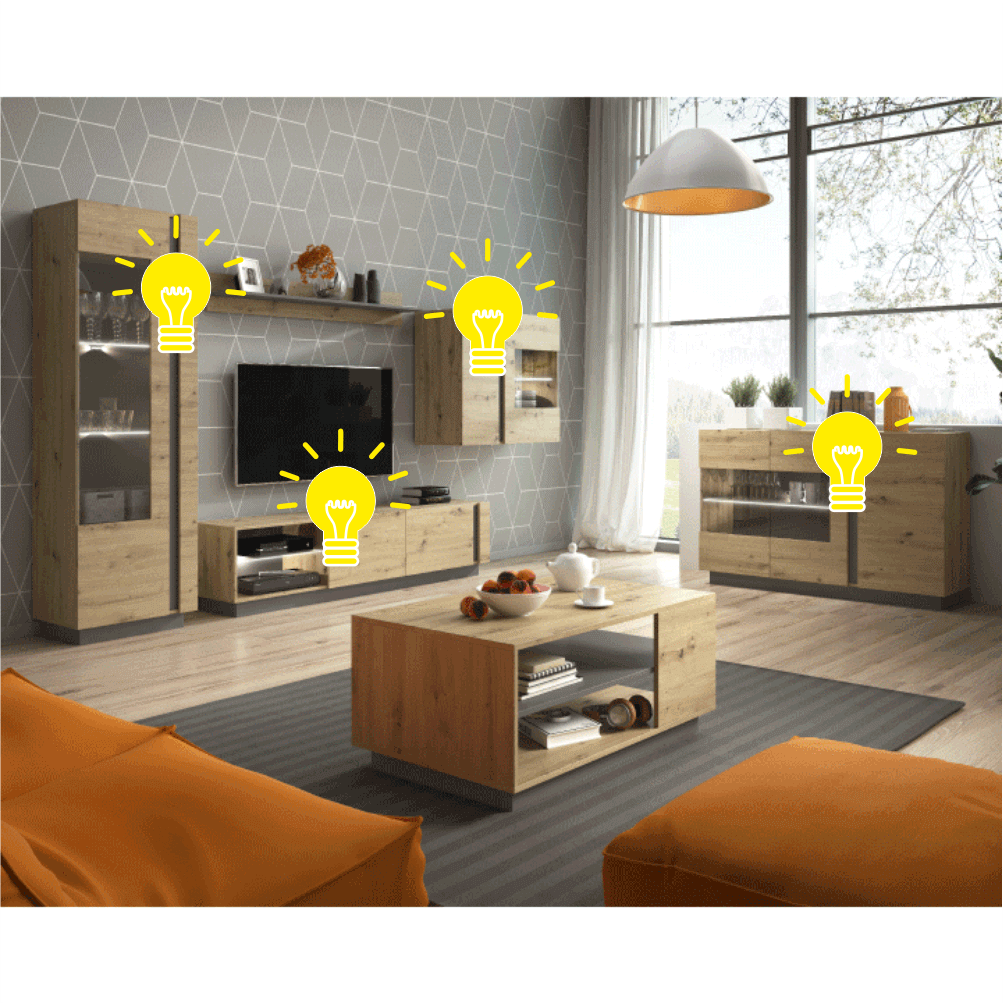 Iluminare LED cu 2-puncte CITY