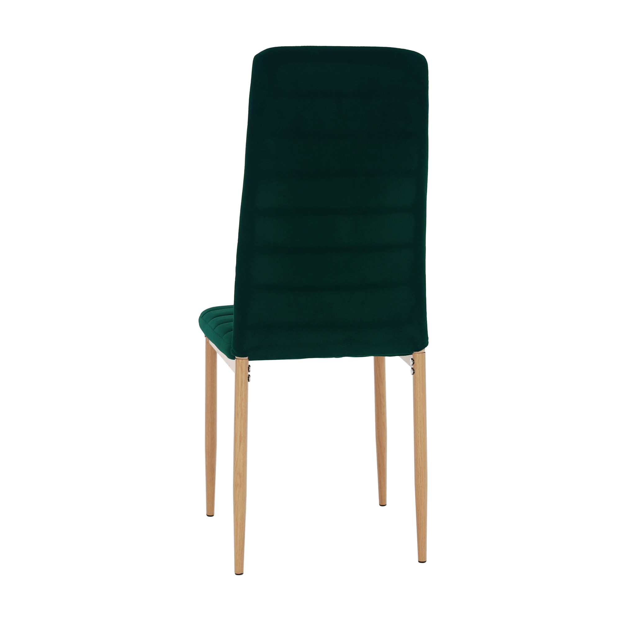 Scaun Coleta, smarald / stejar