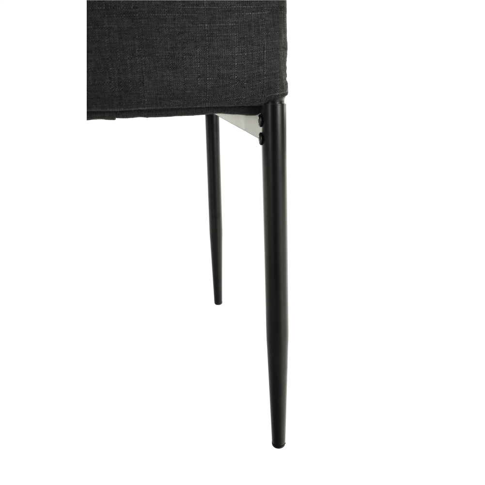 Scaun COLETA, gri inchis / negru