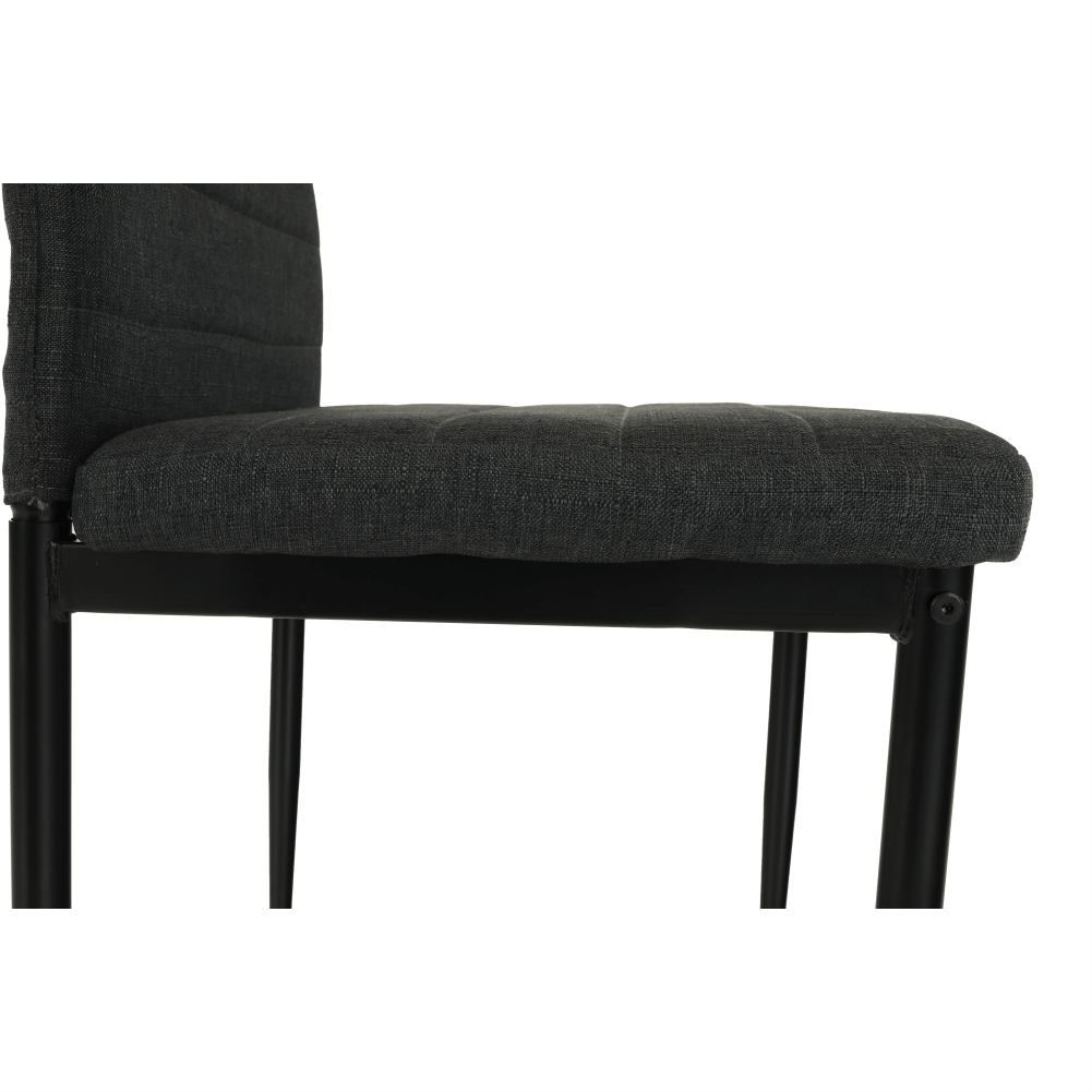 Scaun COLETA, gri inchis / negru