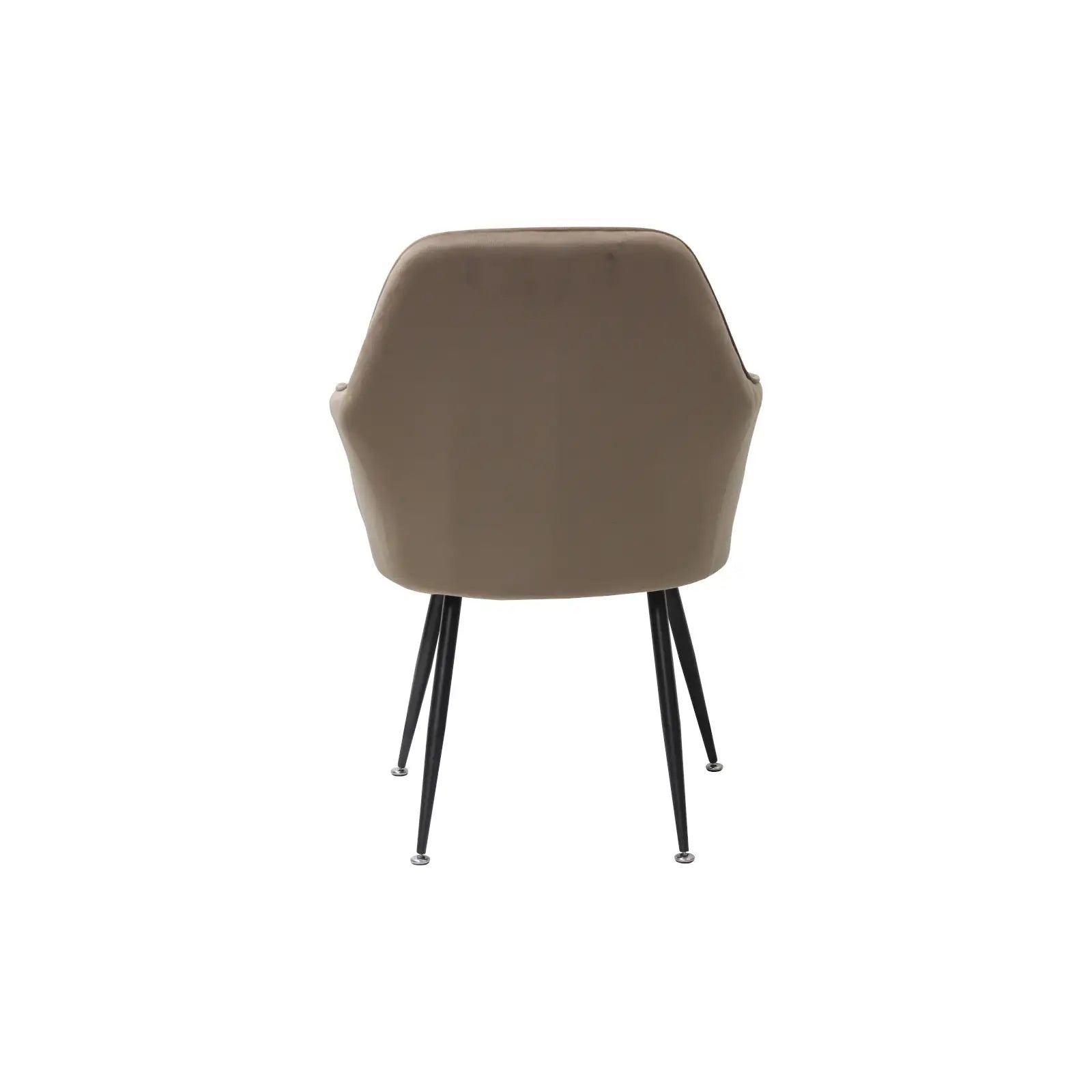 Scaun tapitat living din si picioare metalice Cora, vedere 7