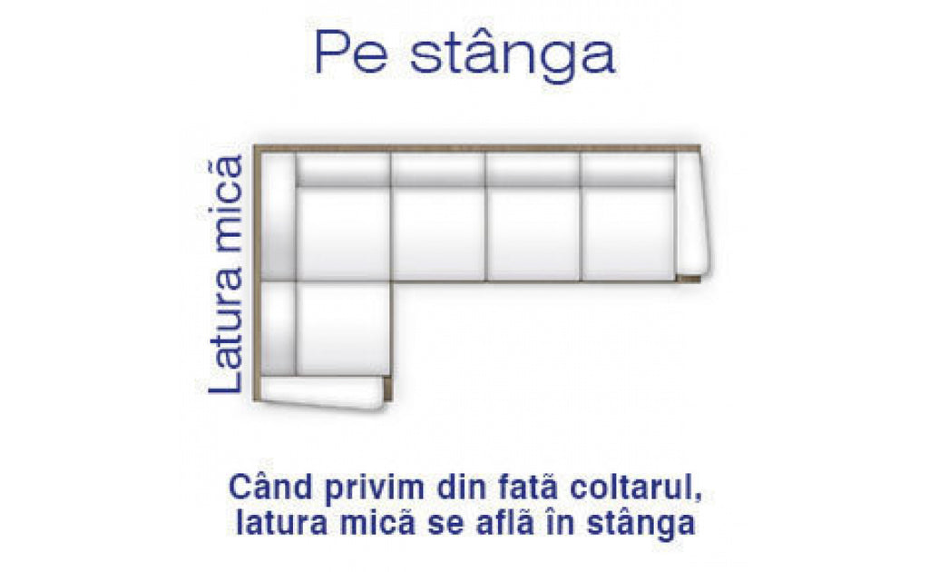 Coltar extensibil cu lada de depozitare Bergama