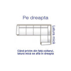 Colțar Ecala – schiță cu dimensiuni
