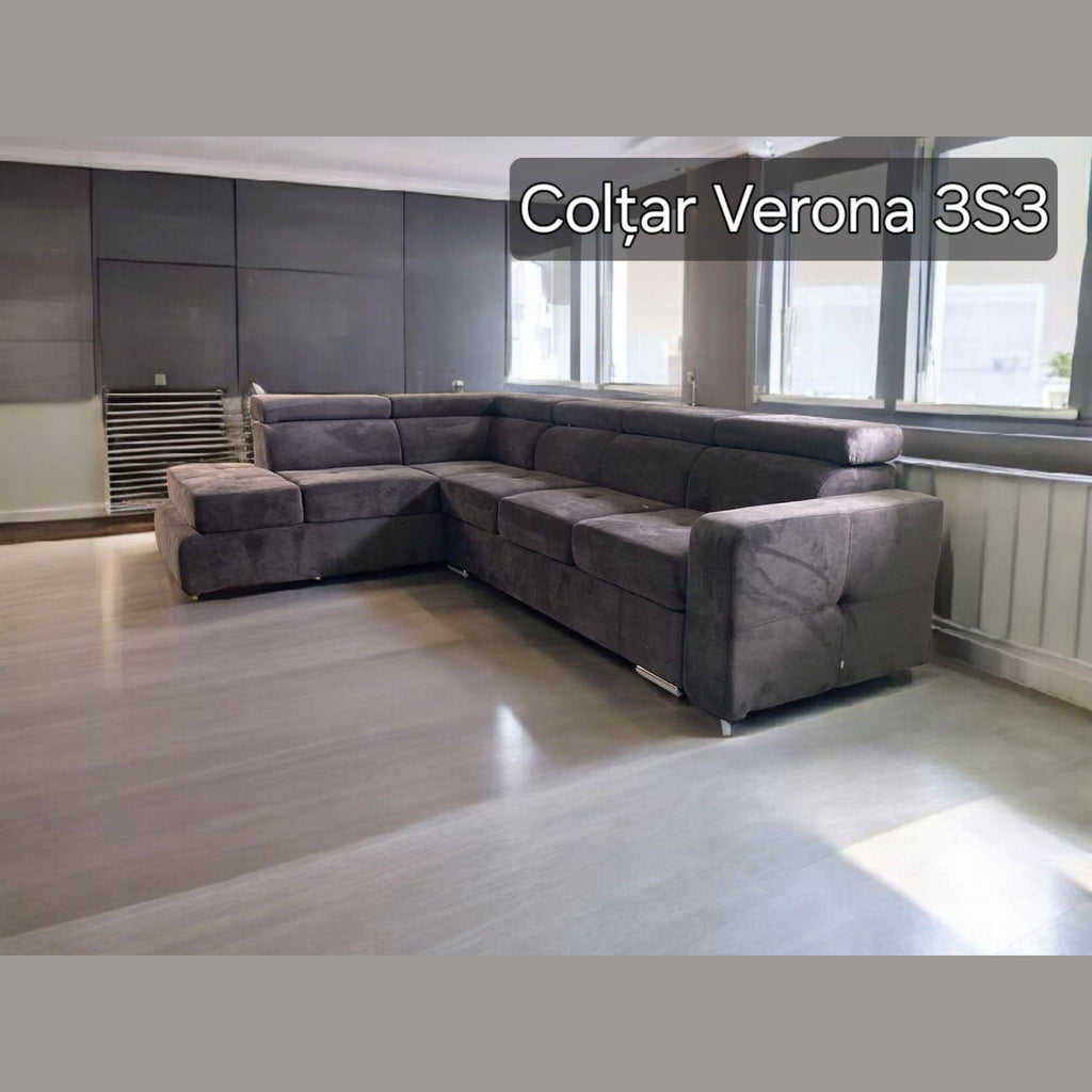 Colțar Verona, vedere din față