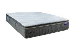 Saltea cu arcuri pocket, alb / bej, moale, 160x200x34 cm, Ocaliptus