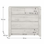 Comodă Angel – schiță cu dimensiuni