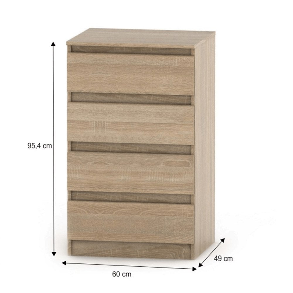 Comodă Hany 014 – schiță cu dimensiuni
