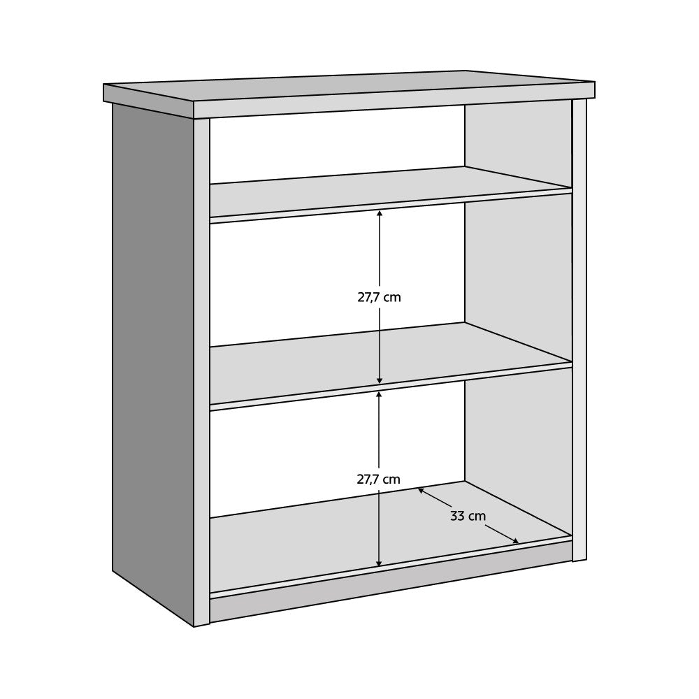 Comodă living Adapo – schiță cu dimensiuni