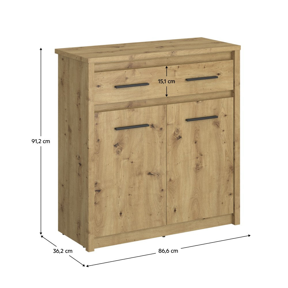 Comodă living Airon – schiță cu dimensiuni
