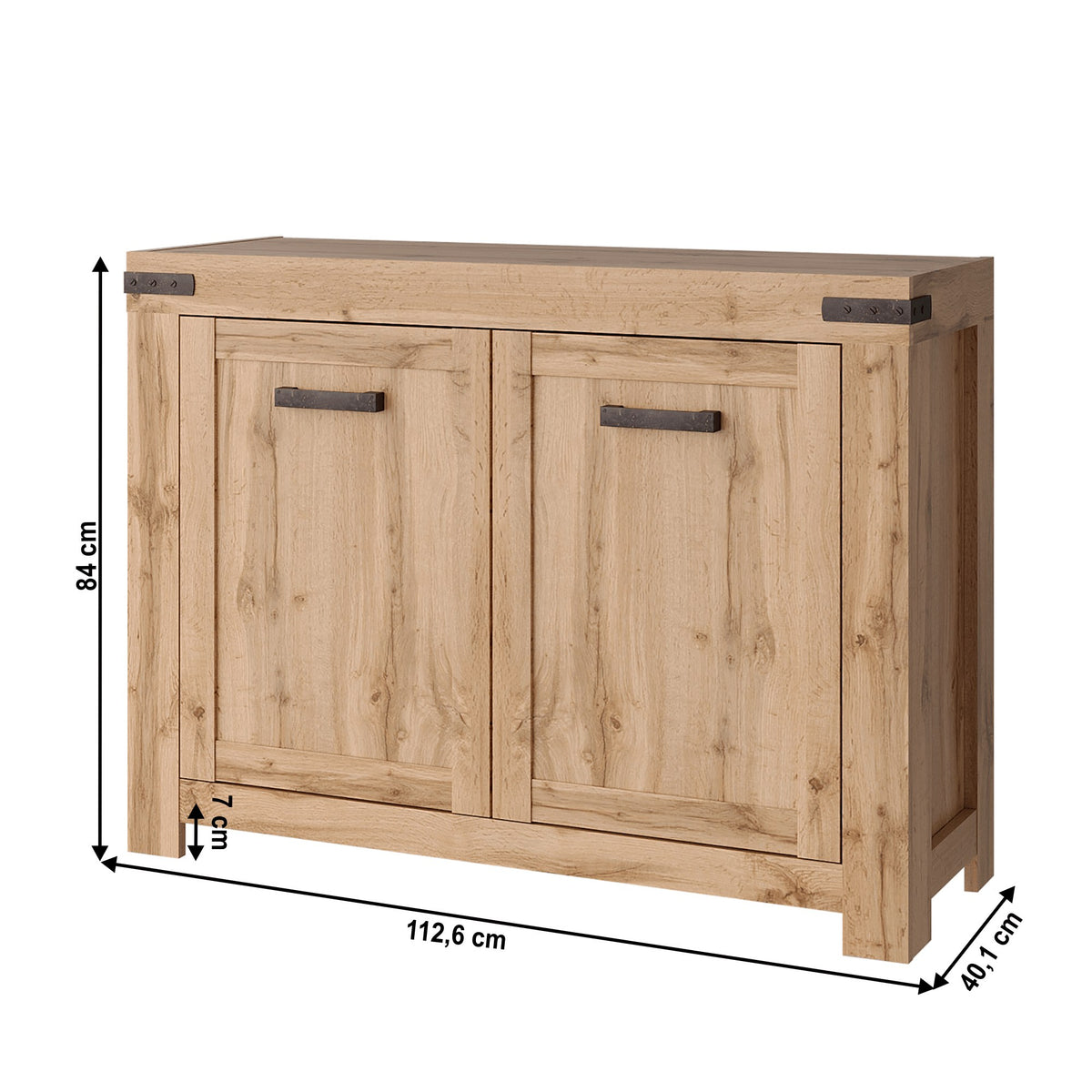 Comodă living Moratiz – schiță cu dimensiuni