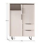 Comodă living Fresio – schiță cu dimensiuni