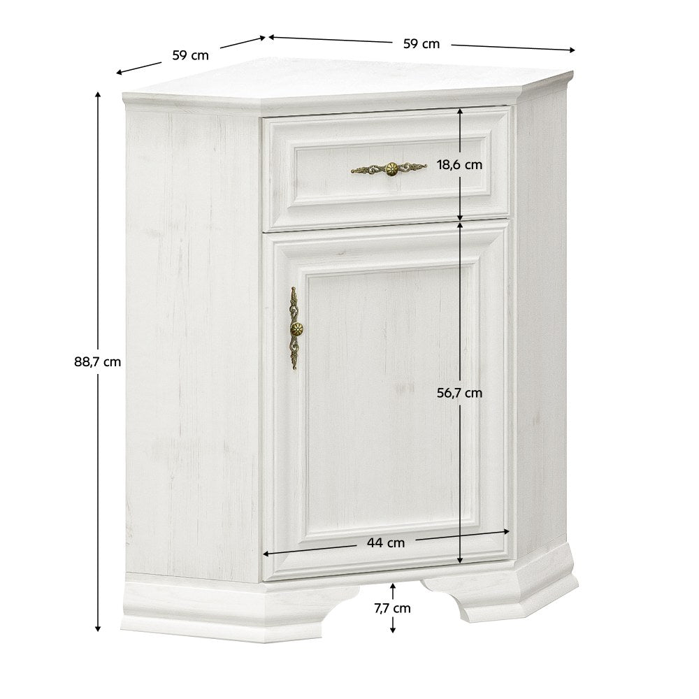 Comodă living Irina – schiță cu dimensiuni