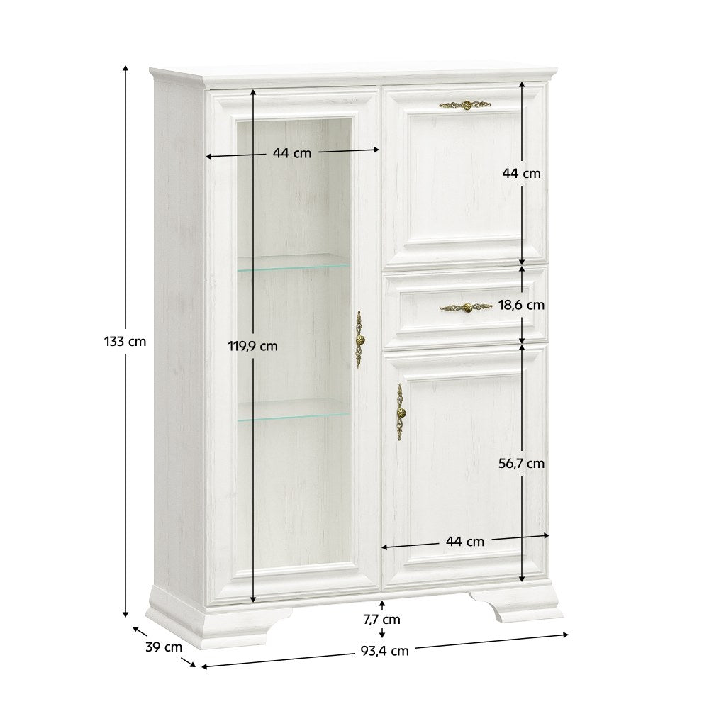 Comodă living Irina – schiță cu dimensiuni