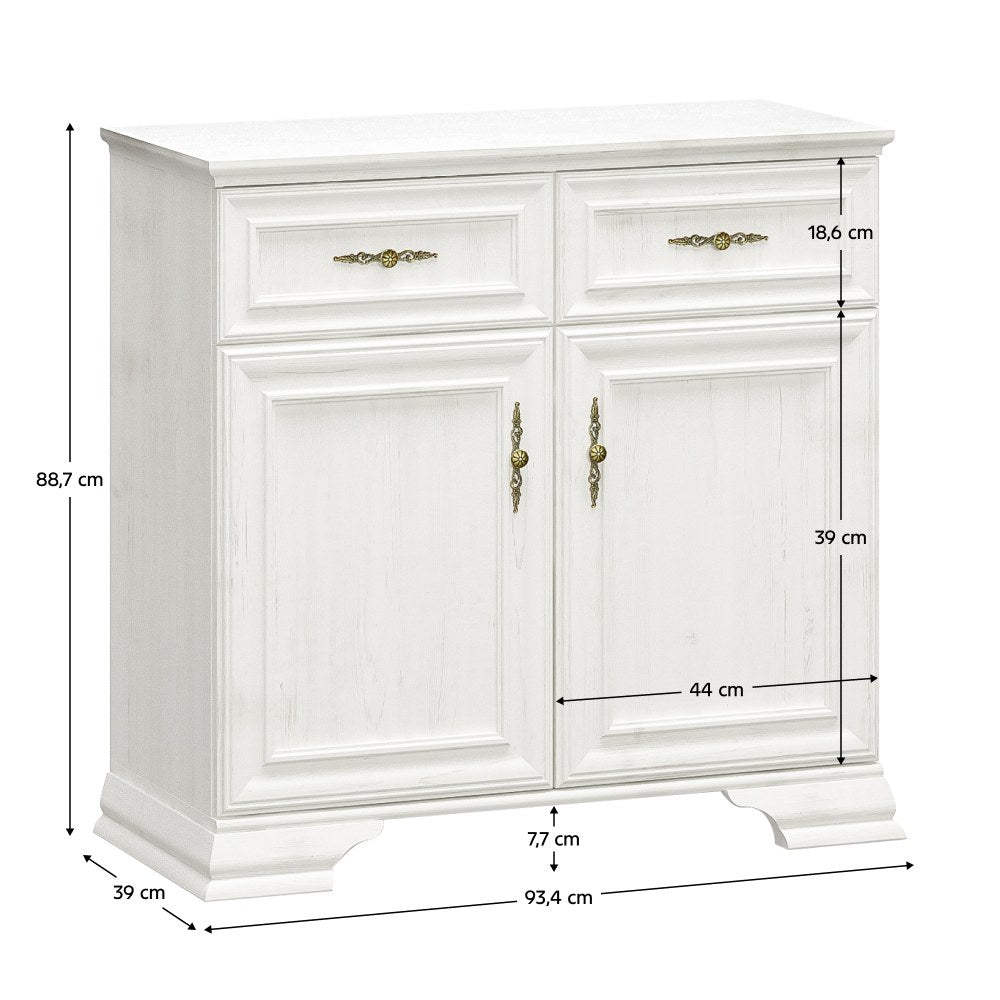 Comodă living Irina – schiță cu dimensiuni