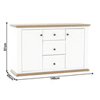 Comodă living Leon – schiță cu dimensiuni
