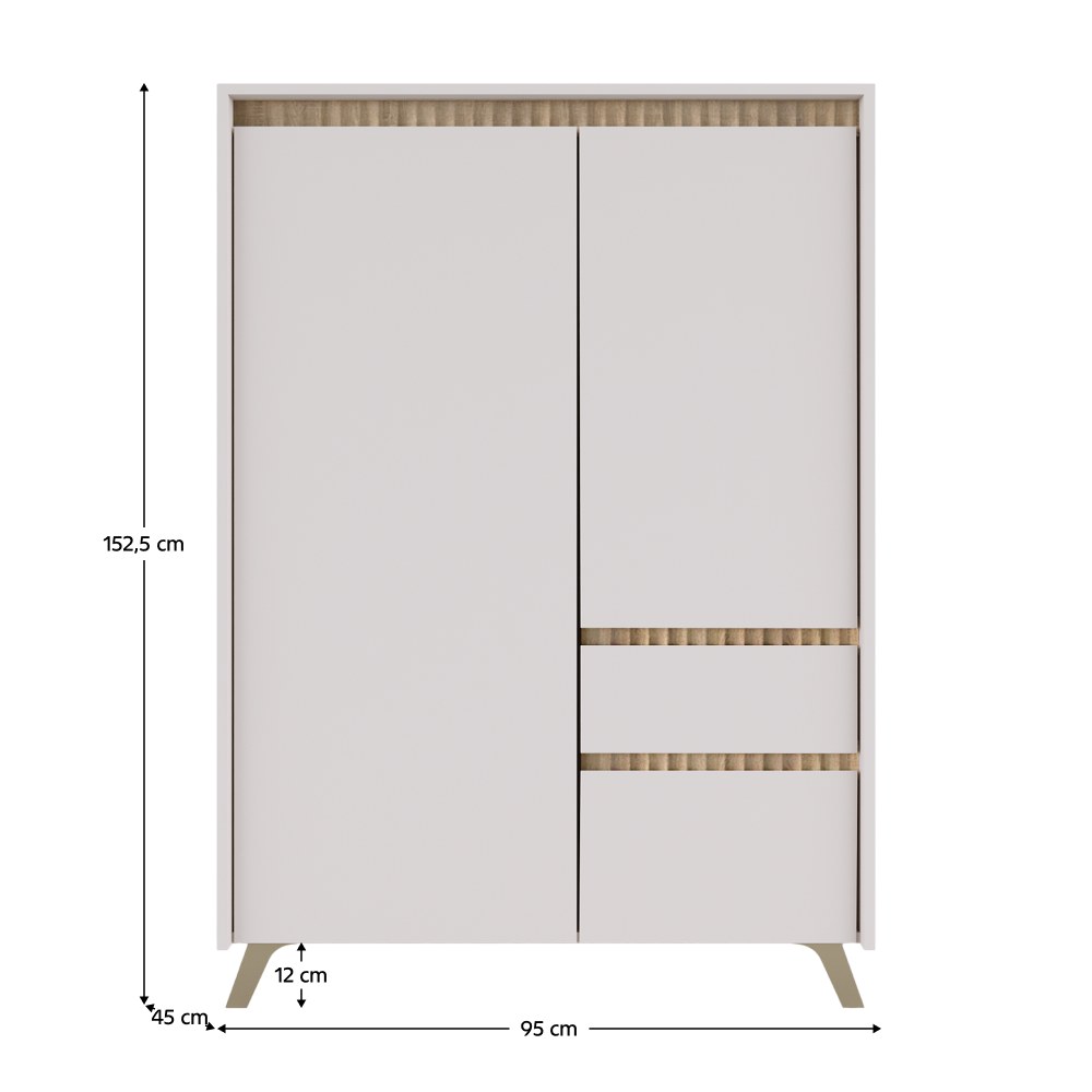 Comodă living Longy – schiță cu dimensiuni