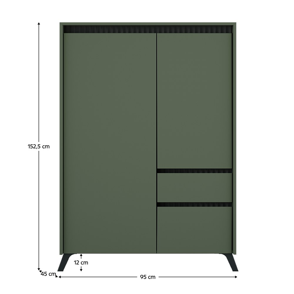 Comodă living Longy – schiță cu dimensiuni