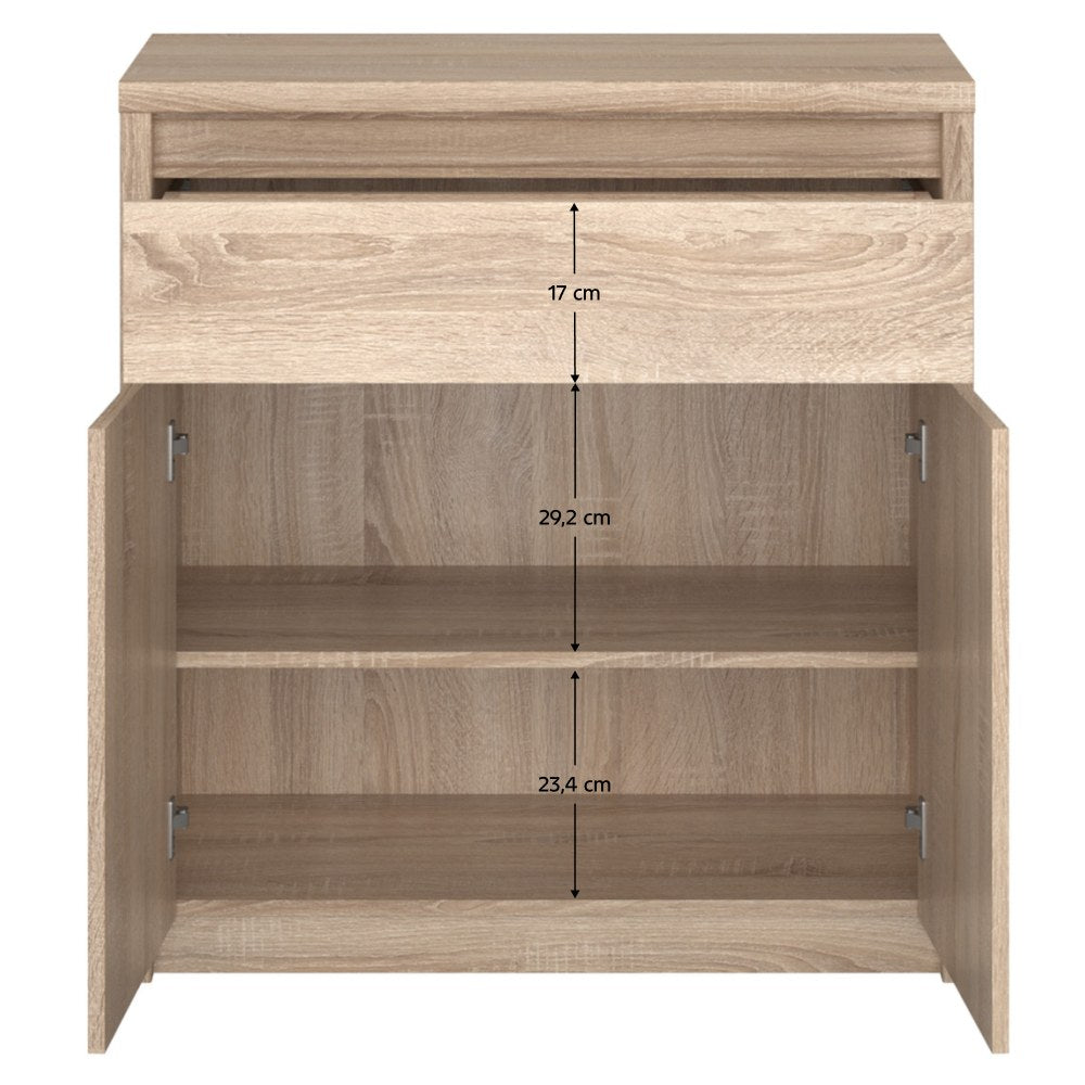 Comodă living Norty – schiță cu dimensiuni, imaginea 2