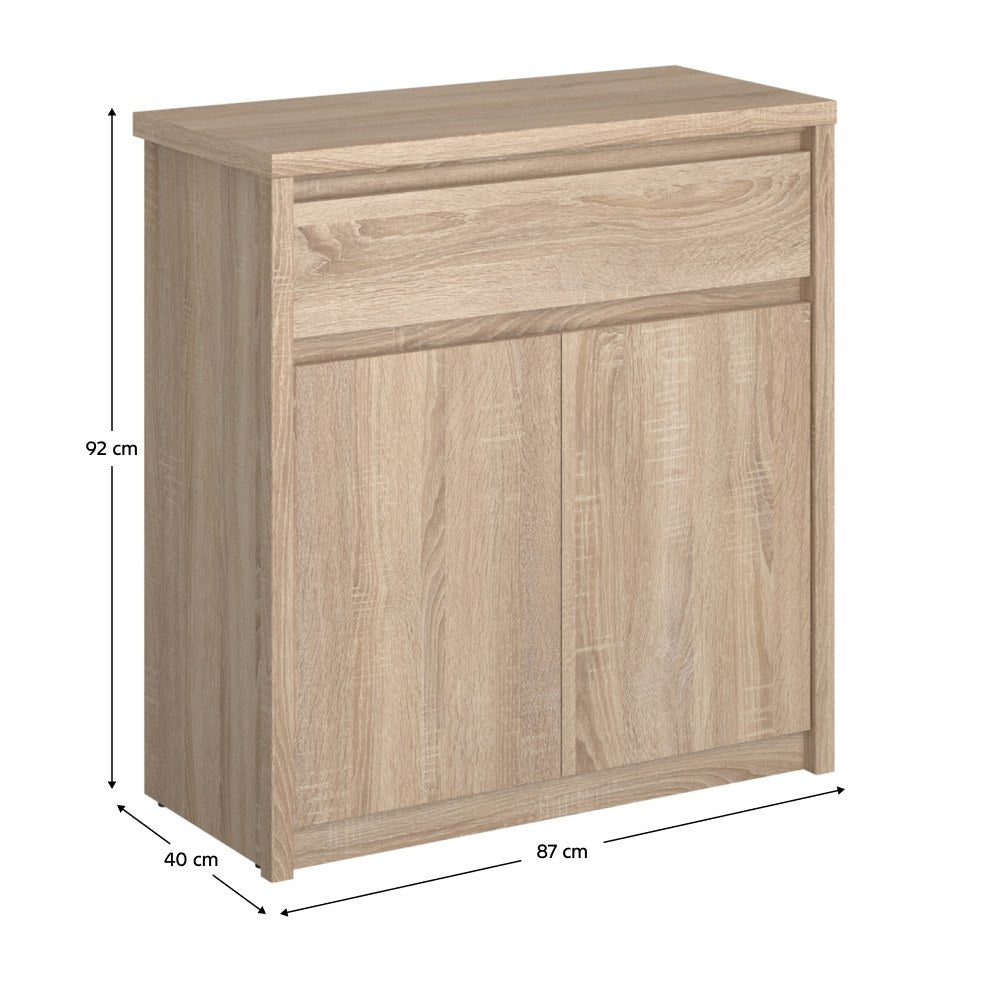 Comodă living Norty – schiță cu dimensiuni
