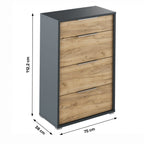 Comodă living Rioma – schiță cu dimensiuni