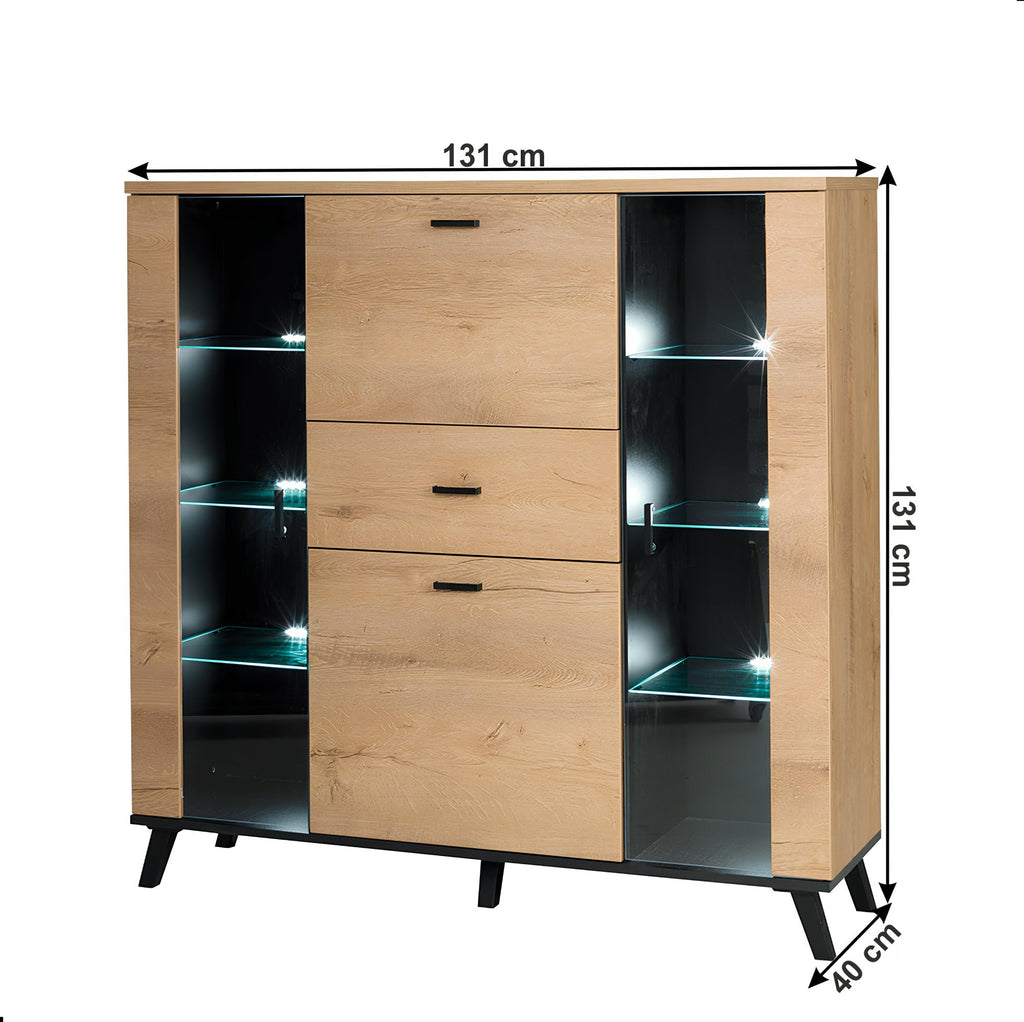 Comodă living Siran – schiță cu dimensiuni