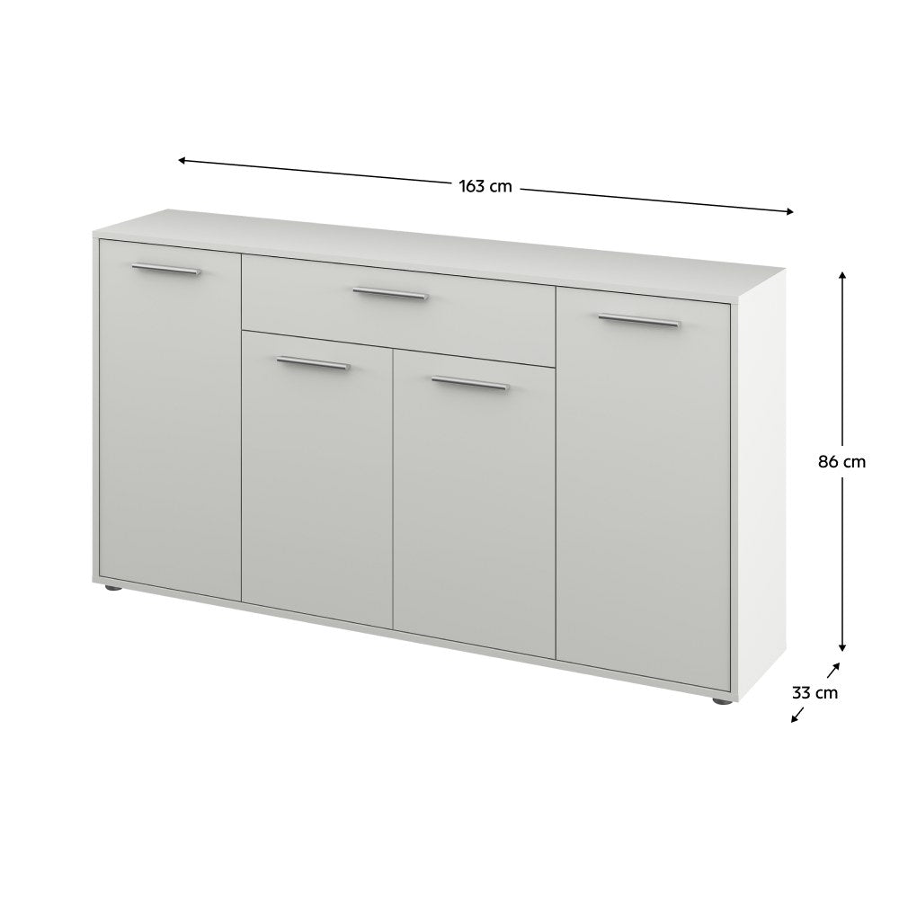 Comodă Lunia – schiță cu dimensiuni