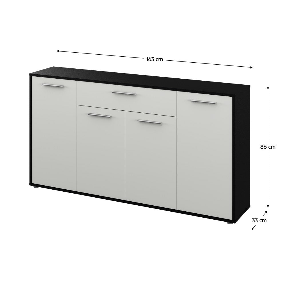 Comodă Lunia – schiță cu dimensiuni