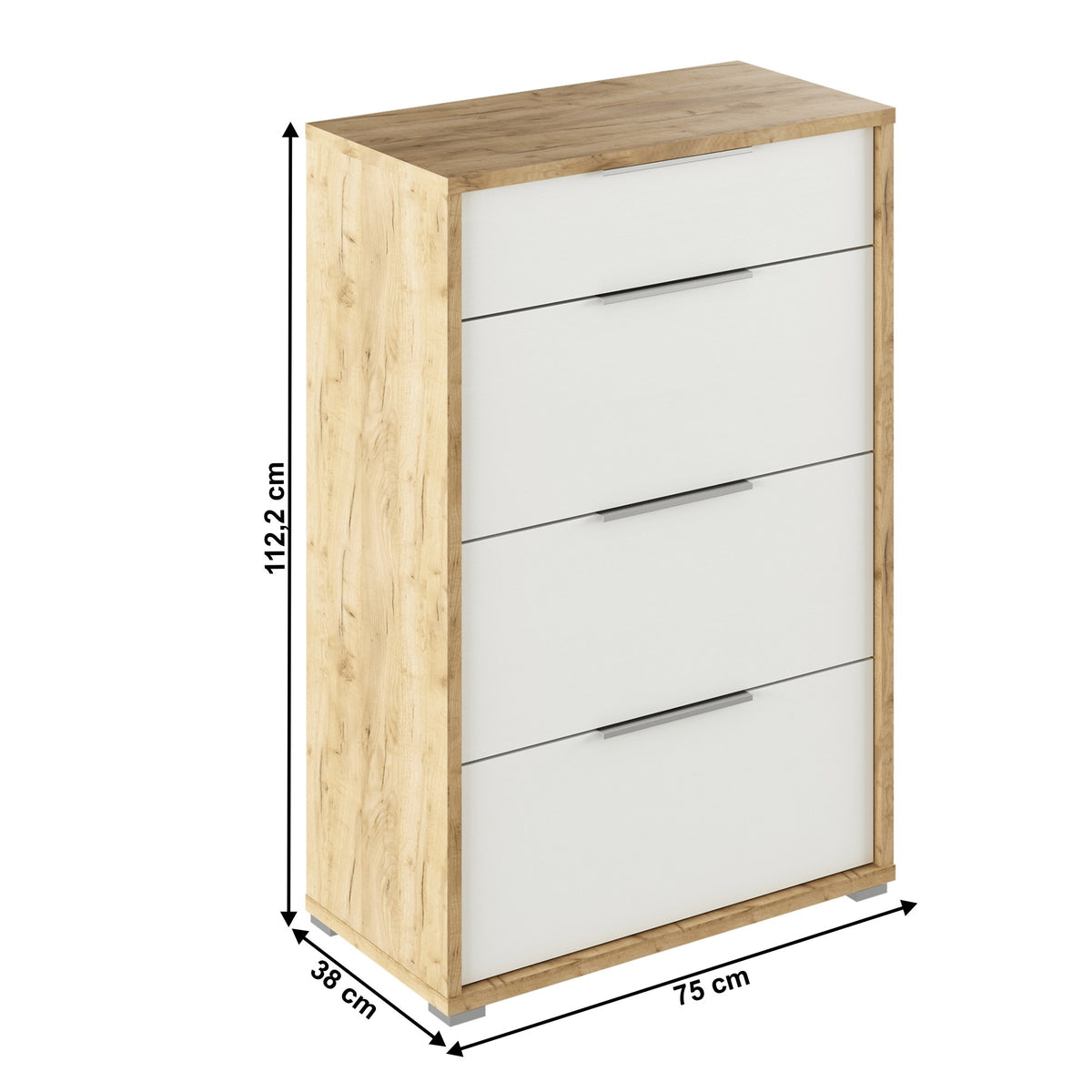Comodă Rioma – schiță cu dimensiuni