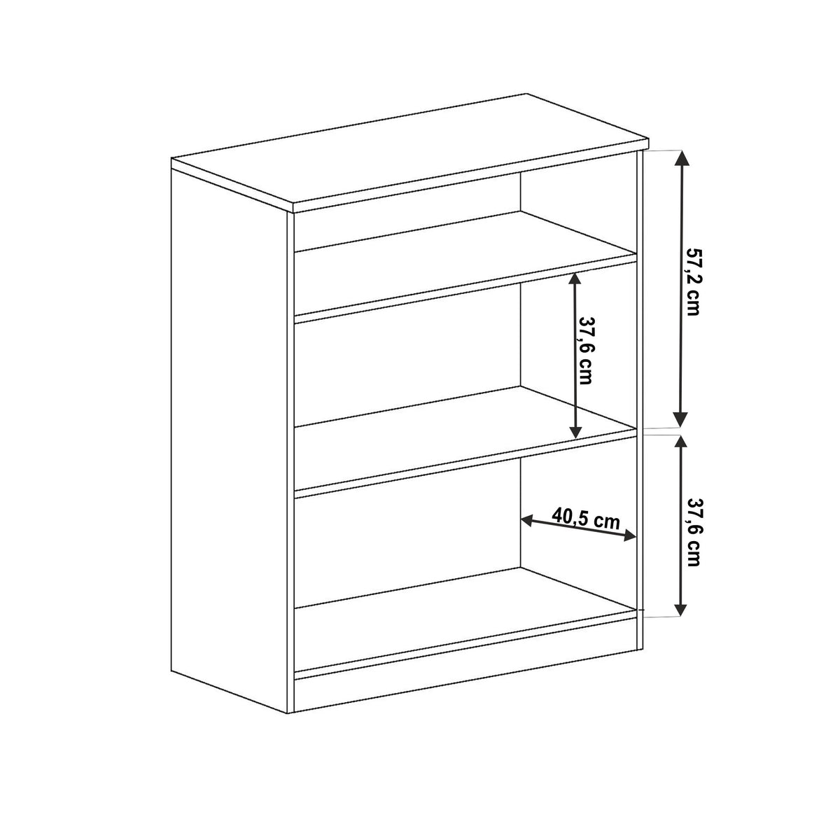 Comodă Tedy – schiță cu dimensiuni, imaginea 2