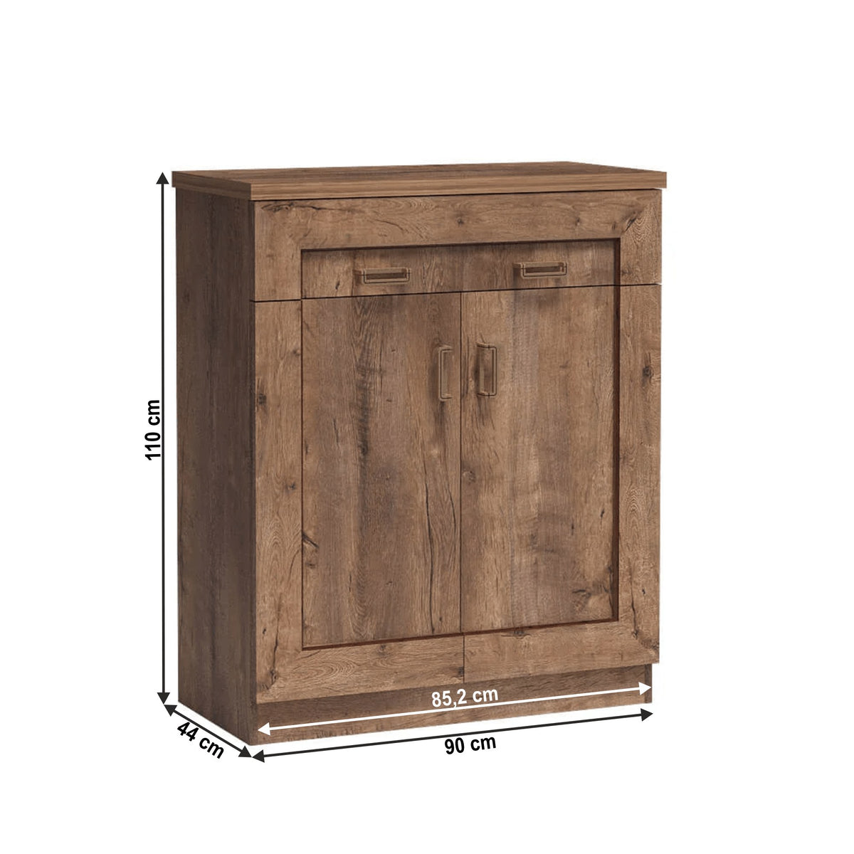 Comodă Tedy – schiță cu dimensiuni