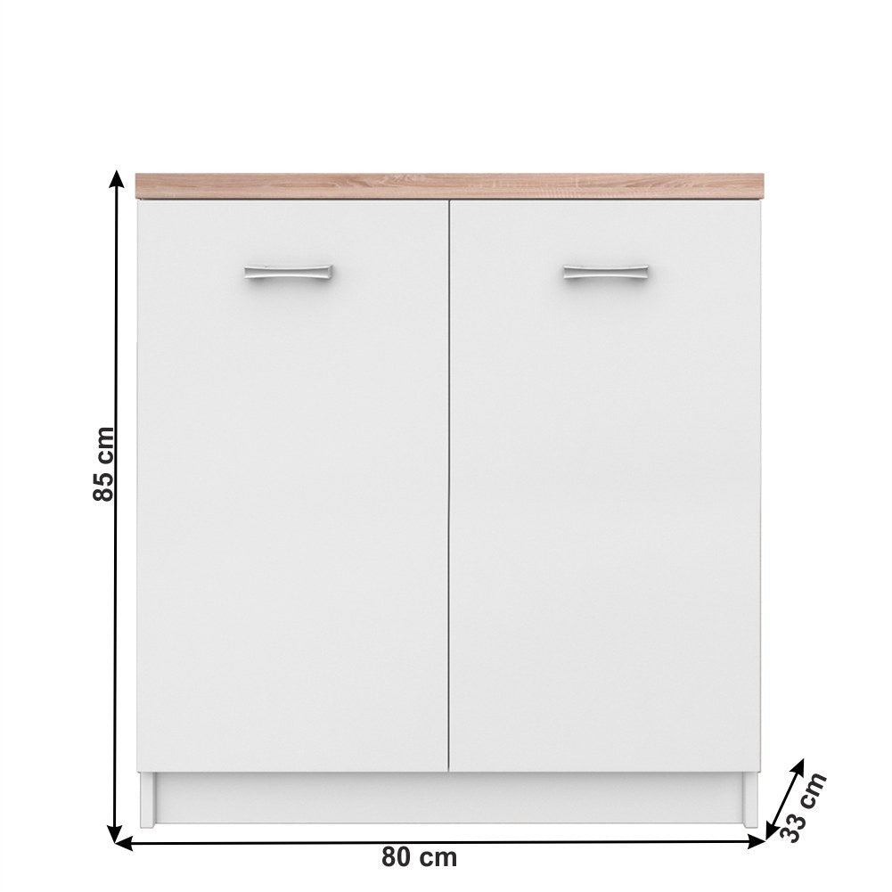 Comodă Topty – schiță cu dimensiuni