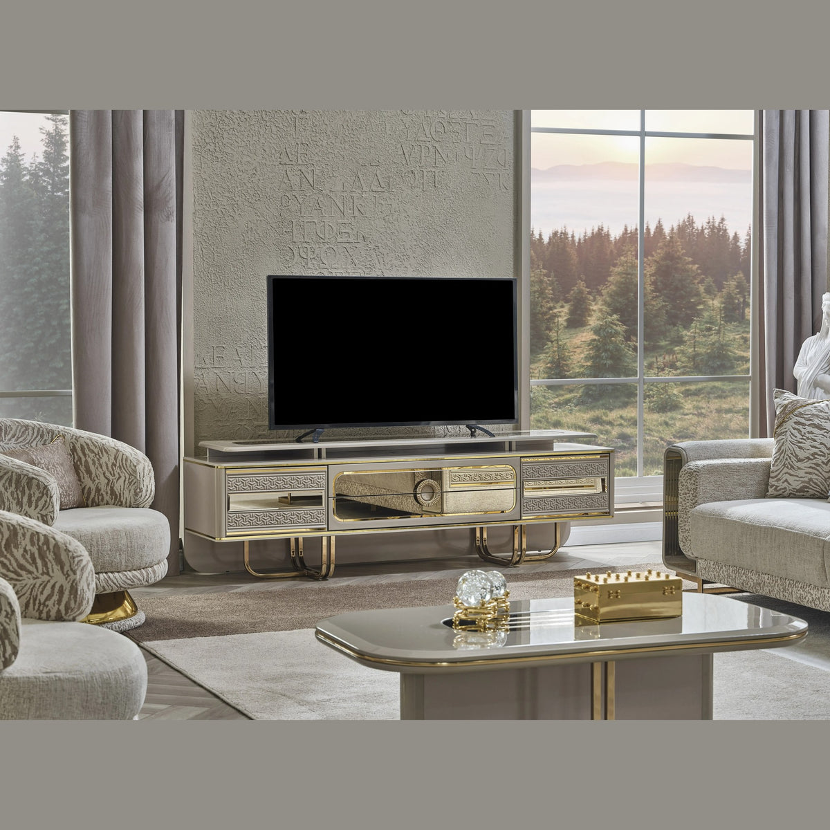 Comodă TV Deluxe în living