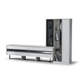 Comodă TV Siesta, gri, vedere din față